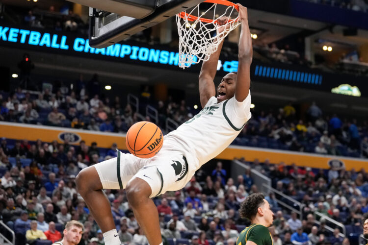Carson Cooper's 20 points, 10 rebounds power Michigan State to 92-67 win over North Dakota State